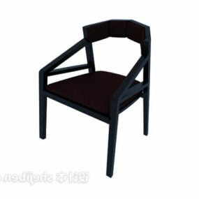 Dinning Room Modern Black Chair 3d model