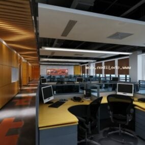 Office Building Interior Furniture 3d model
