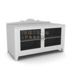 Office Cabinet White Wood