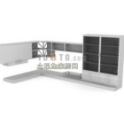 Office cabinet - file cabinet 14-5 sets of 3d model .