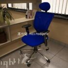 Krzesło Biurowe Kolor Niebieski
