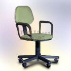 Поворотне крісло на колесах офісних меблів