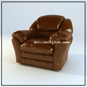 Leather Sofa Upholstery Style 3d model