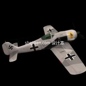 Stylized Airplane Propeller Airplane 3d model