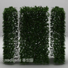 户外藤蔓树篱植物3d模型