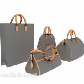 Fashion Bag Pack 3d model