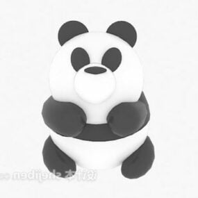 Panda Children Stuffed Toy 3d model