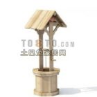 Park Well Building Wooden Material