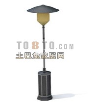 Chinese bollamp Traditionele lamp 3D-model