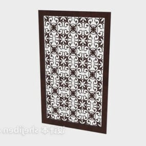 Pattern Carving Chinese Furniture 3d model
