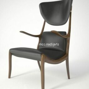 Personality Leather Sofa Chair 3d model