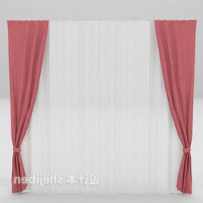 Pink Curtain 3d model