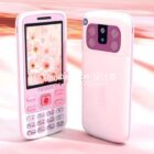 핑크 귀여운 전화 3d 모델입니다.