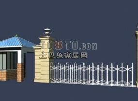Old Style Building 3d model