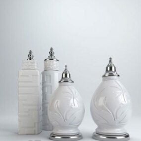 3d модель постмодерністського декорування вази