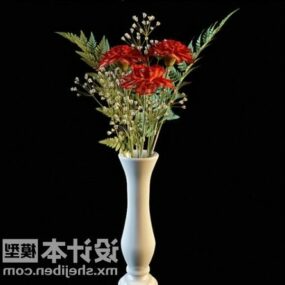 Τρισδιάστατο μοντέλο σε επιτραπέζια λουλούδια σε γλάστρα
