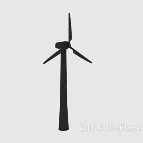 风车发电机3d模型