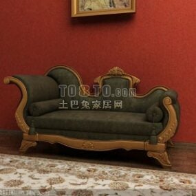 Princess Chair Daybed 3d model
