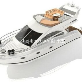 مدل 3 بعدی قایق قایق تفریحی خصوصی
