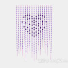 Purple Crystal Curtain