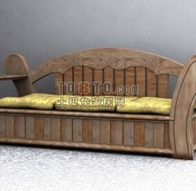 Diy Wood Sofa Furniture 3d model