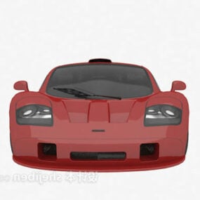 红色法拉利跑车3d模型