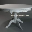 Reguläres Restauranttisch-3D-Modell.