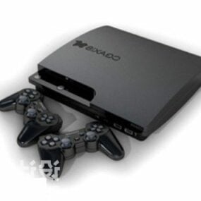Xbox med gamepad 3d-model