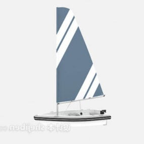 Yacht à voile modèle 3D