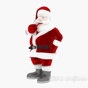 Santa Claus seriefigur 3d-modell