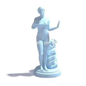 3д модель Женской статуи Венеры