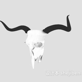 Crâne de tête de mouton modèle 3D