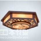 Hexagon Chinese Ceiling Lamp