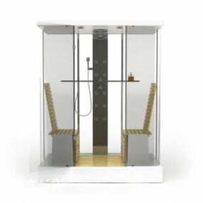 Salle de douche de luxe modèle 3D