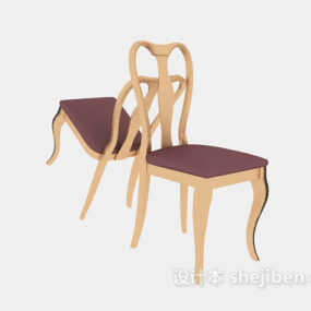 Nowoczesne składane krzesło Model 3D