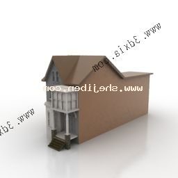 Simple Townhouse 3d model
