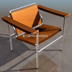 Proste drewniane krzesło DIY Model 3D