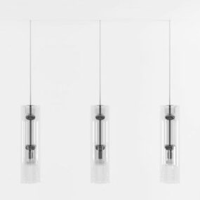 Simple Style Hanging Chandelier 3d model