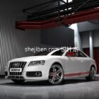 Имитация 3d модели автомобиля Audi.