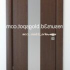 Wood Door With Vertical Opening Window