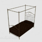 Single Iron Poster Bed