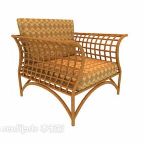 Rattan Sofa Chair 3d model