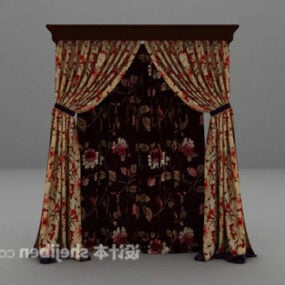 Textile Smash Curtain 3d-malli