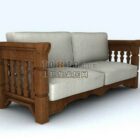 Sofa Wood Frame With Upholstered Pad
