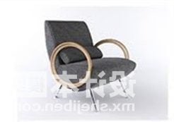 3д модель барного кресла со стальной ножкой