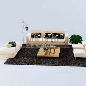 Sofa Field Moroso 3d model