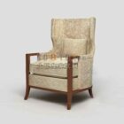 Sofa single chair 3d model .