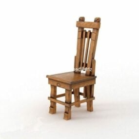 Frank Lloyd Wright skrivbord och stol 3d-modell