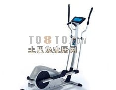 Set Of Treadmill Fitness Equipment 3d model