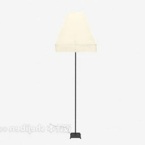 Square Shade Floor Lamp V1 3d model
